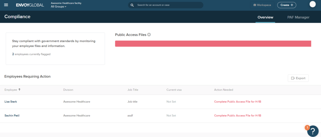 Envoy's Public Access Files Manager