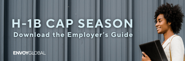 Download the Employer's Guide to H-1B Cap Season to gain insights and prepare.