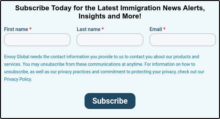Subscribe Today for the Latest Immigration News Alerts, Insights and More!